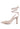 SPICED FAUX SUEDE CUT OUT HEEL LACEUP SANDALS