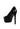 ROTHKO Black Patent Stiletto Sandals