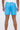 Solid Lined Beach Swim Text Swim Shorts