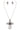 Genuine Stone Cross Pendant Necklace Set