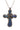 Genuine Stone Cross Pendant Necklace Set