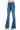 mid rise flare bell bottom denim jeans pants