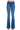 mid rise flare bell bottom denim jeans pants