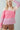 VERY J Color Block Long Sleeve Sweater