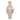 Time & Tru Women's Wristwatch: Rose Gold Tone Case, White Dial, Blush Faux Leather Strap (FMDOTT093)