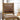 Simple Rustic Style Brown Fabric 2pcs Side Chairs Bold Sturdy Design Rustic Oak Solidwood Frame Nailhead Dining Chairs Furniture