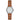 Time and Tru Women's Crystal Accent Watch with Perforated Strap